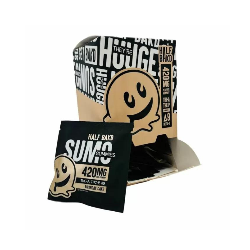 HALF BAK´D GUMMIES 2 PACK 840MG CAJA CON 30 BOLSITAS