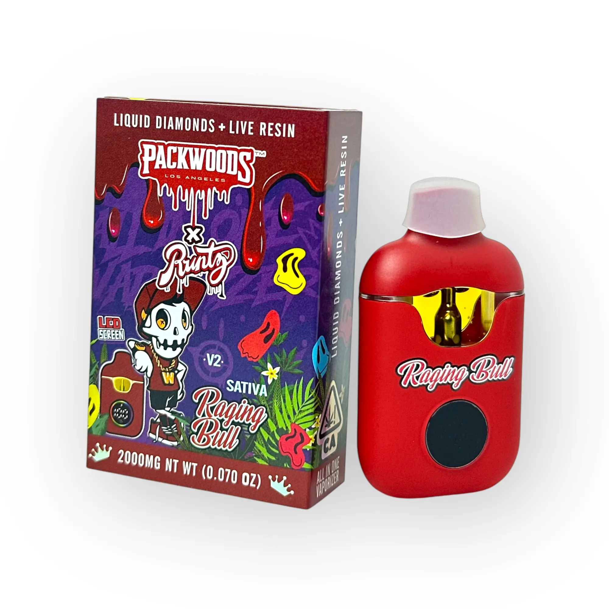 packwoods x runtz 2ml disposable vape pen PACKWOODS X RUNTZ 2G